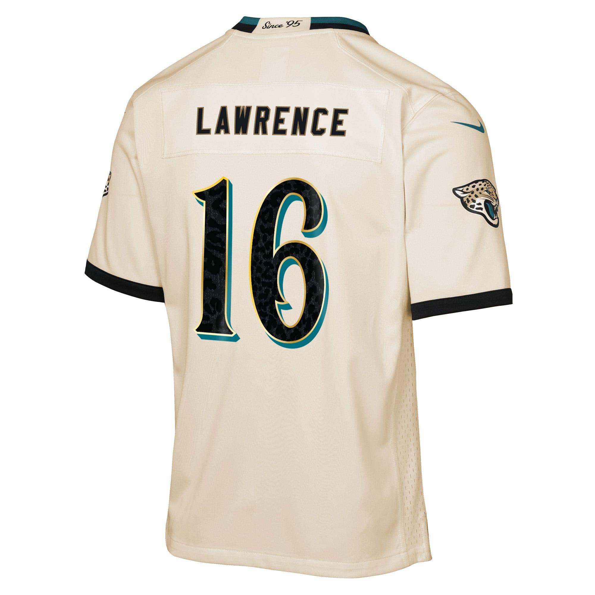 Youth Nike Trevor Lawrence Natural Jacksonville Jaguars 2026 Rivalries Collection Game Jersey
