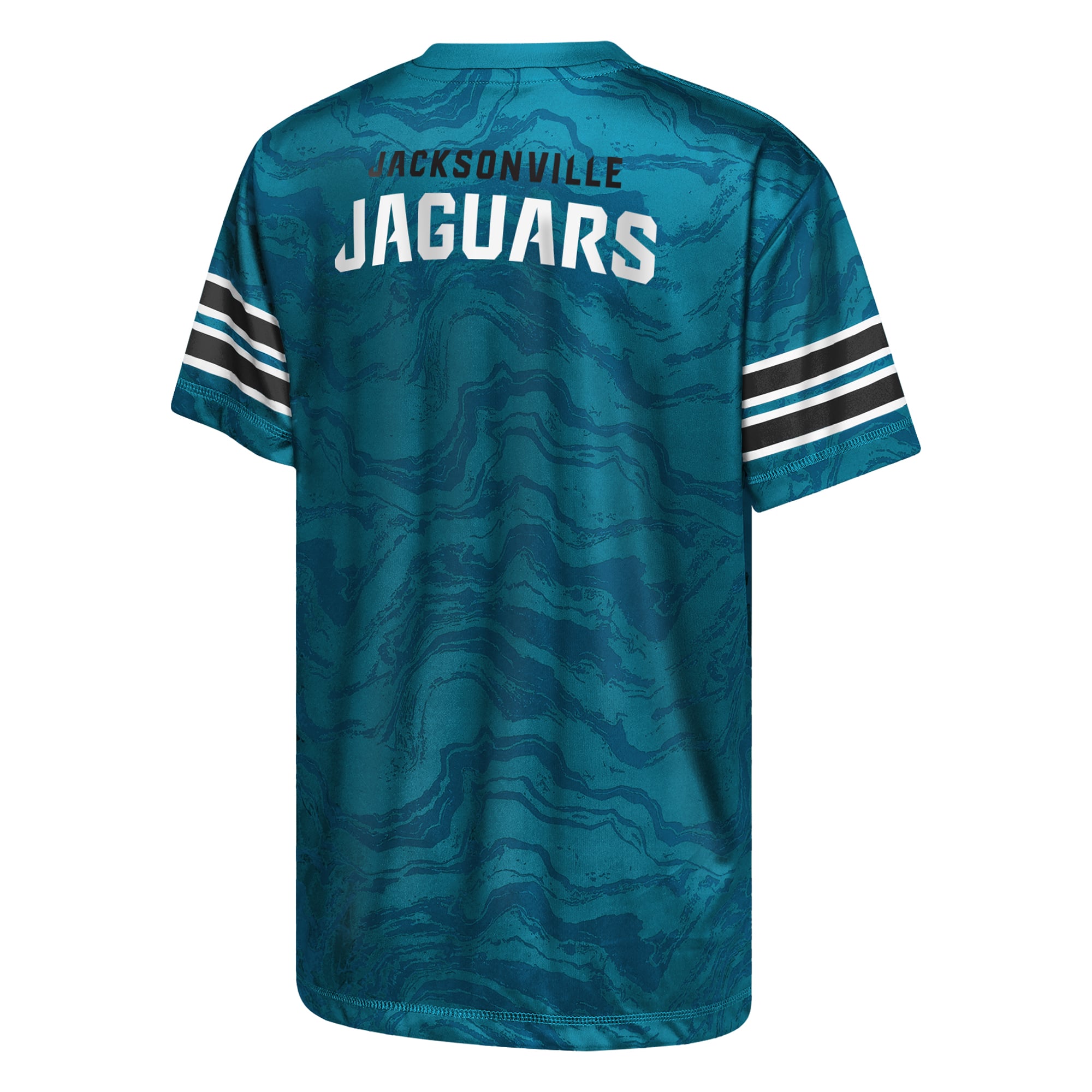 T-shirt de performance Youth Outerstuff Teal Jacksonville Jaguars Slant Route