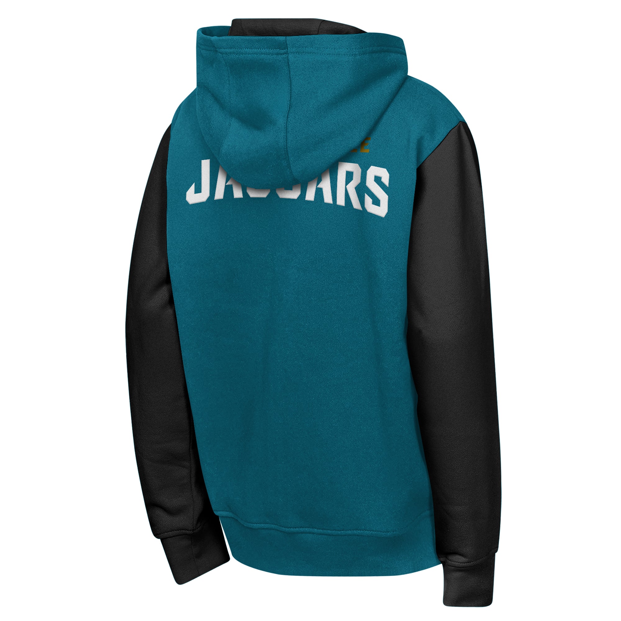 Sweat à capuche zippé Youth Outerstuff Teal Jacksonville Jaguars Stadium Colorblock
