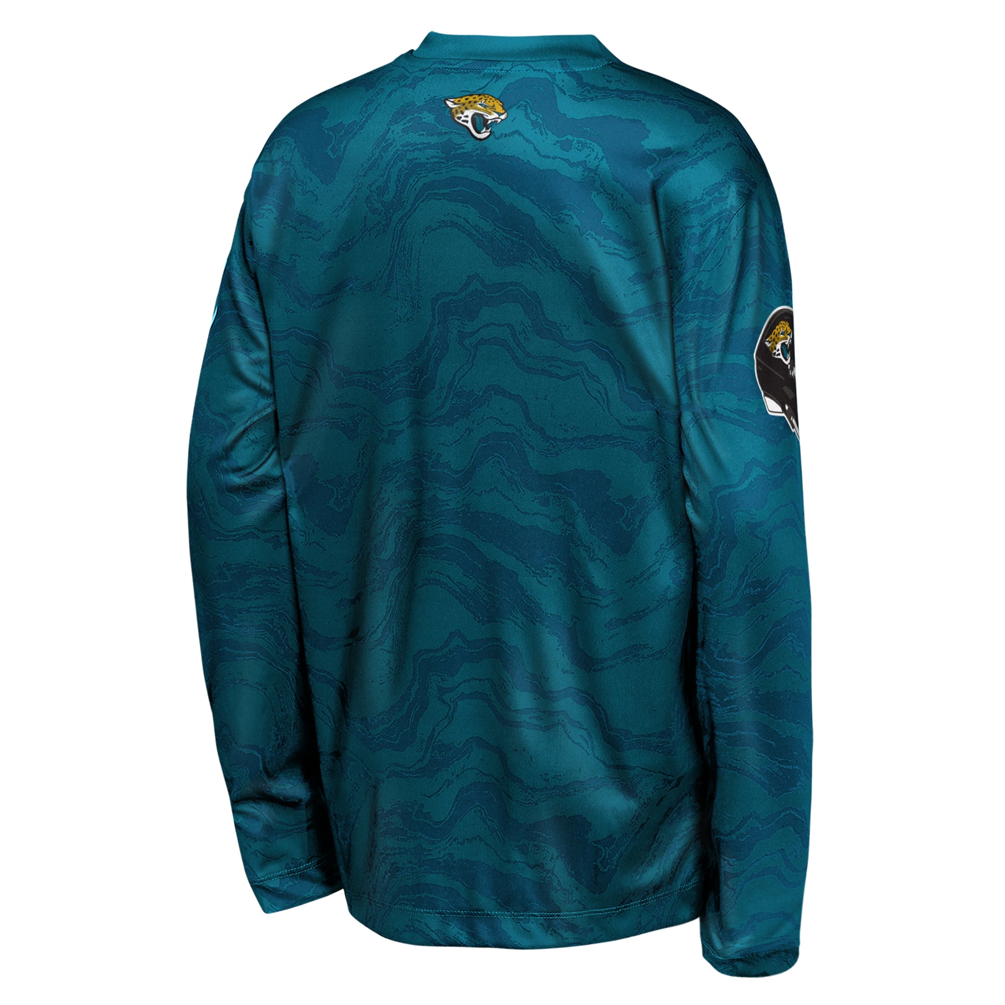 T-shirt à manches longues Youth Outerstuff Teal Jacksonville Jaguars Tailgate Performance