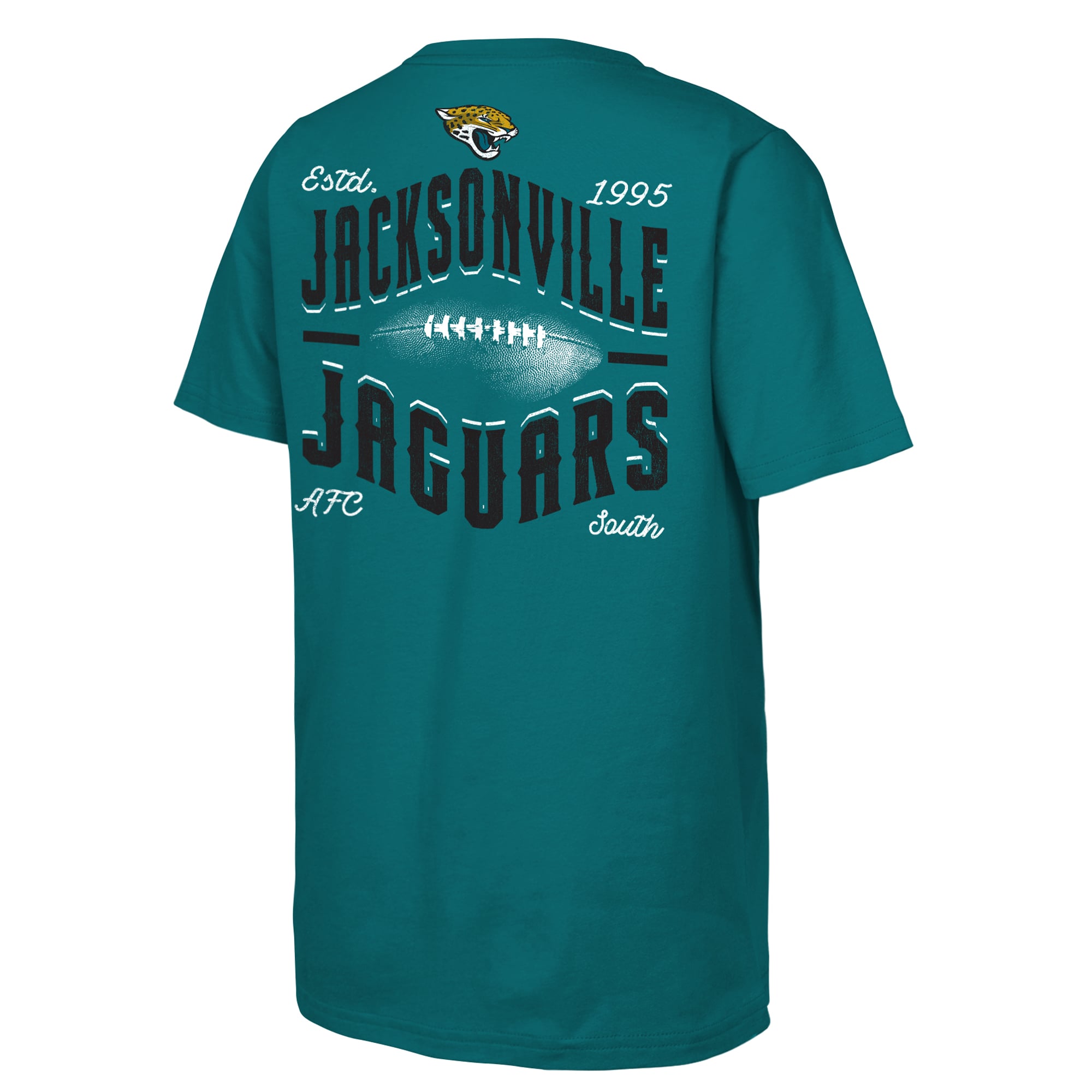 T-shirt Youth Outerstuff Teal Jacksonville Jaguars Top Pick