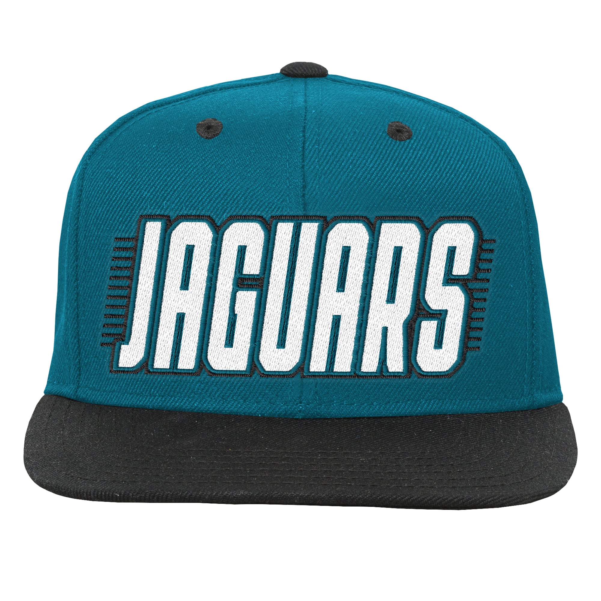 Casquette snapback Youth Outerstuff turquoise/noire des Jaguars de Jacksonville