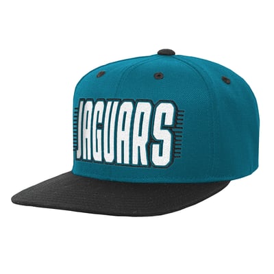 Jacksonville Jaguars Outerstuff Youth Snapback Hat - Teal/Black
