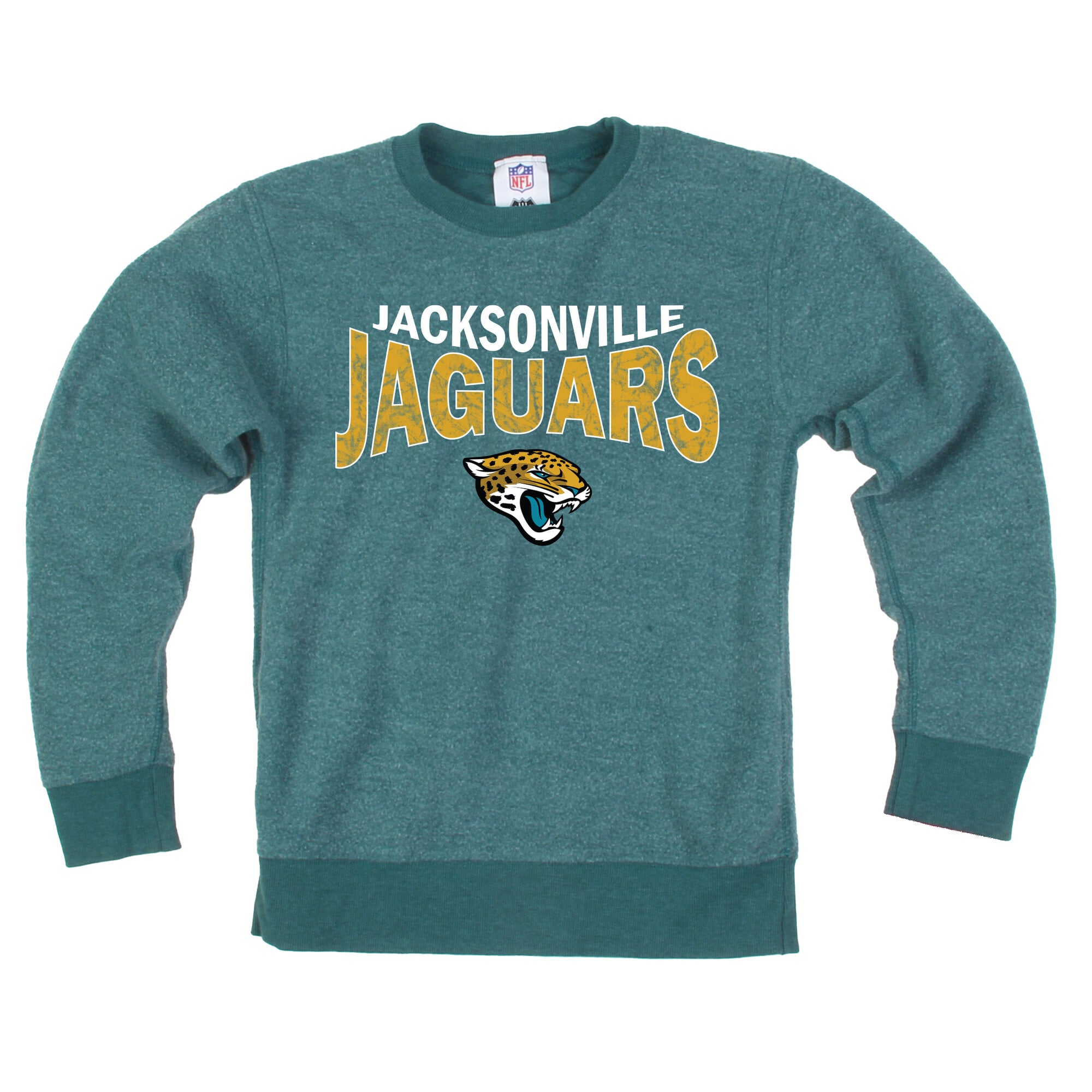 Sweat-shirt réversible en polaire bleu sarcelle des Jaguars de Jacksonville pour jeunes Wes & Willy