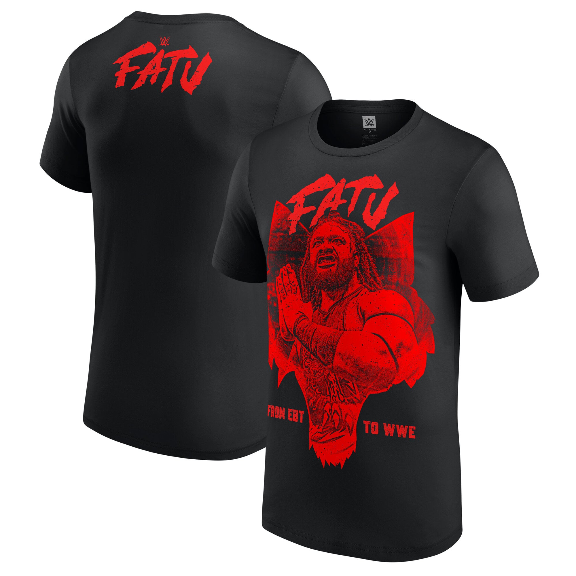 Jacob Fatu From EBT to WWE Graphic T-Shirt - Black - Mens