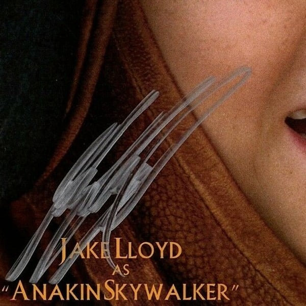 Photo Officielle 8x10 Signée JAKE LLOYD - Anakin Skywalker Dans Star Wars Épisode I - Certifiée Beckett