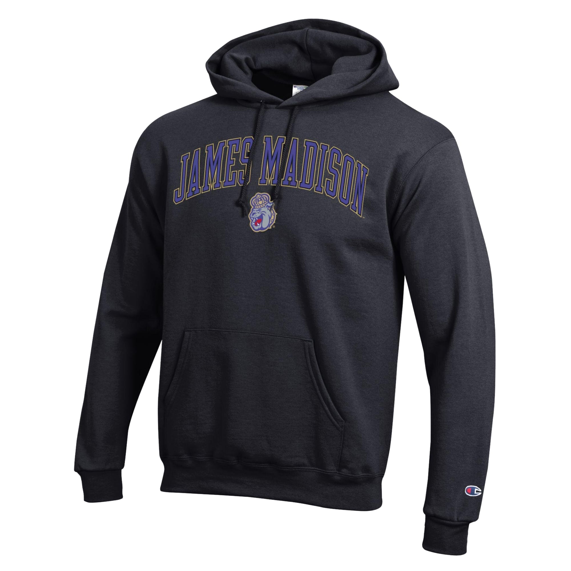 Sweat à capuche Champion violet James Madison Dukes Powerblend pour homme