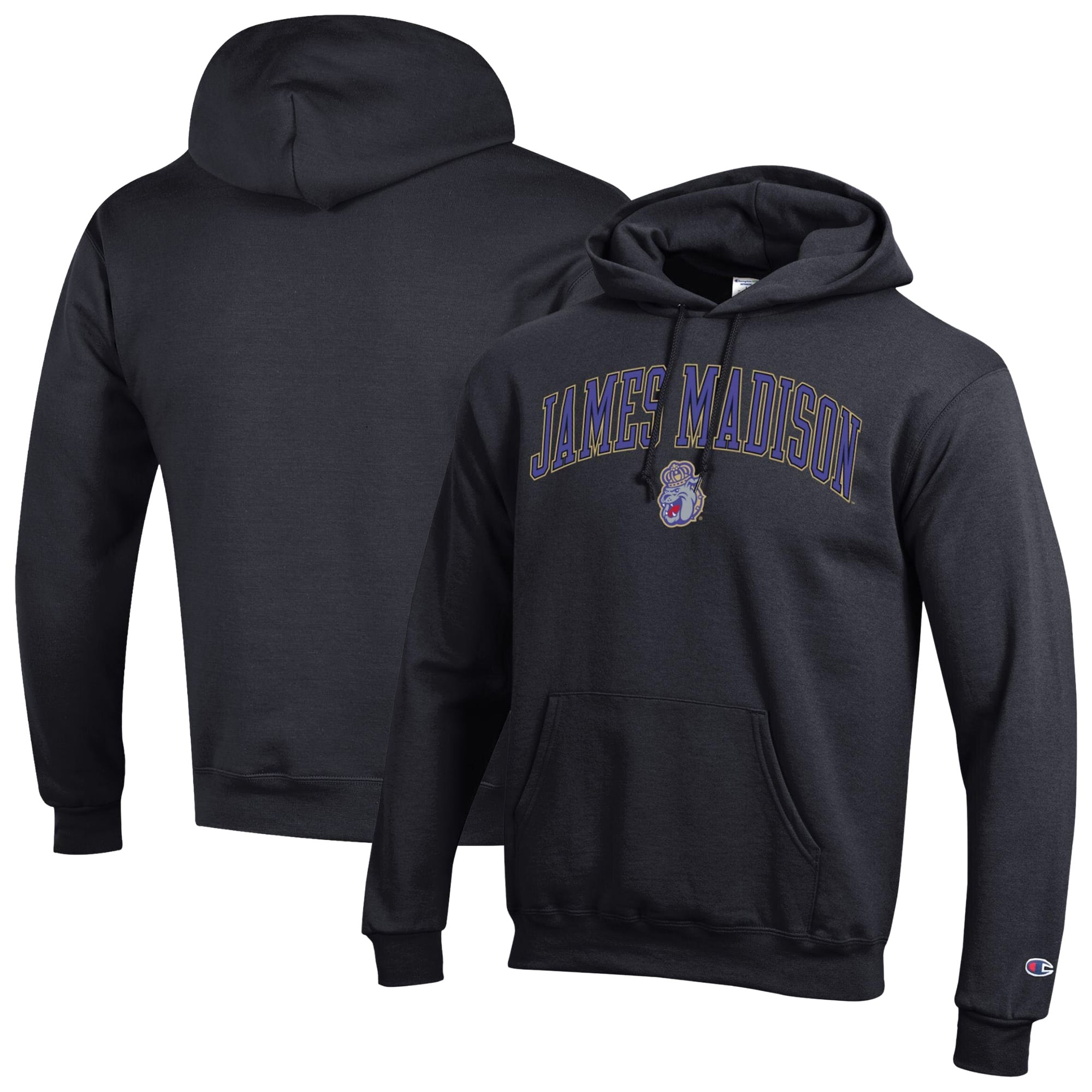 Sweat à capuche Champion violet James Madison Dukes Powerblend pour homme