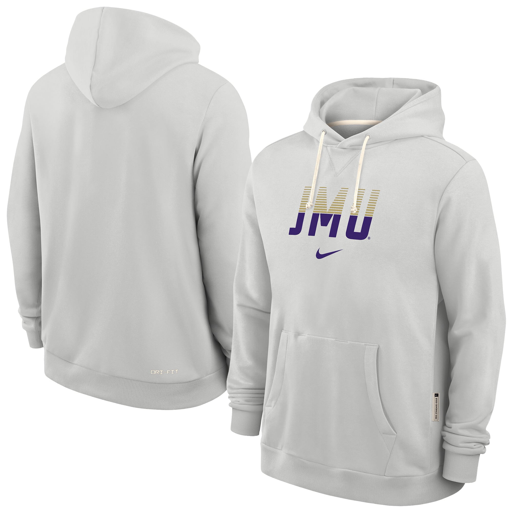 Men's Nike Gray James Madison Dukes 2026 Sideline Dri-FIT Hoodie