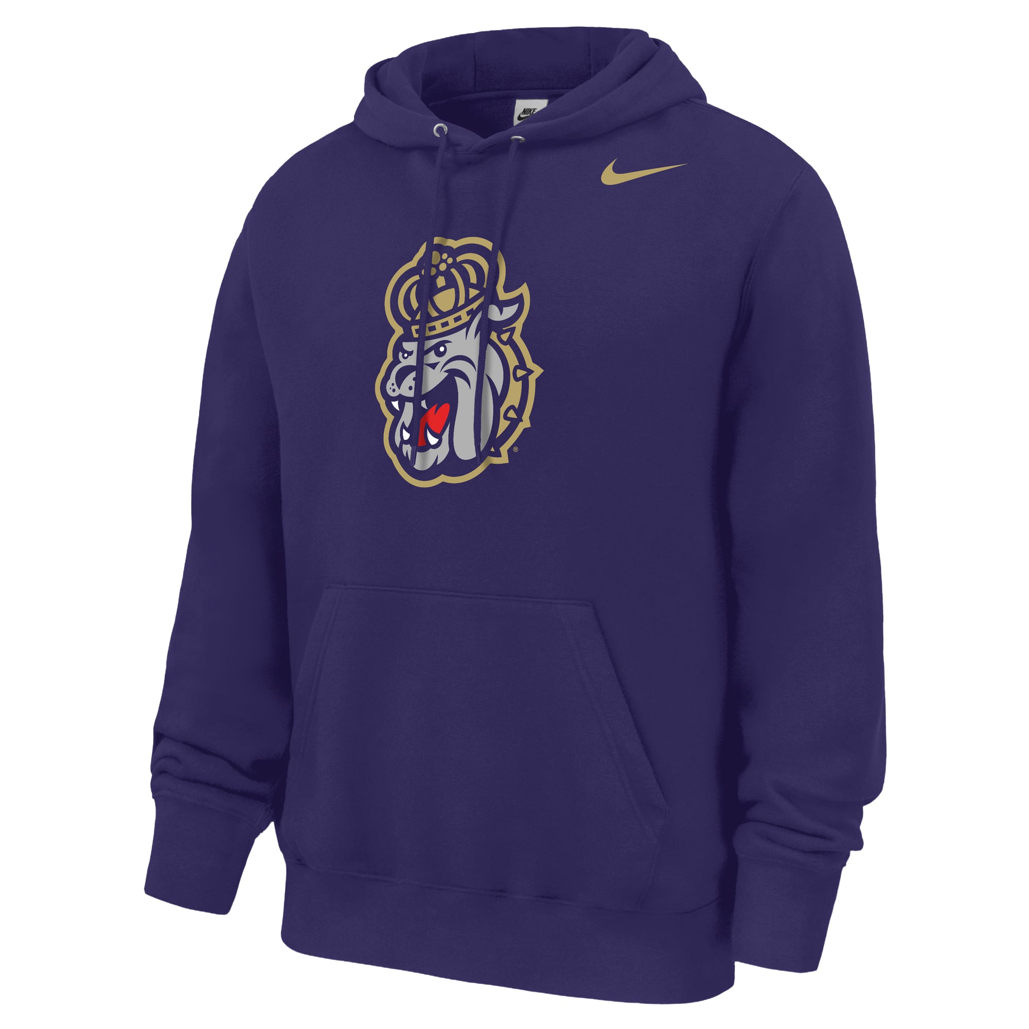 Sweat à capuche en polaire Nike violet James Madison Dukes Club pour homme