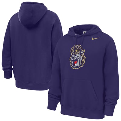 James Madison Dukes Nike Club Fleece Hoodie - Purple