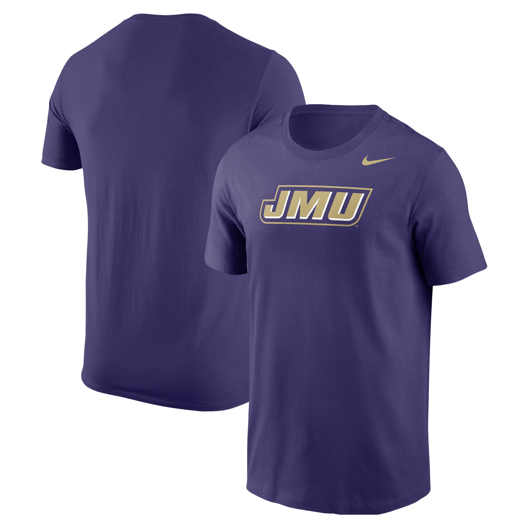 T-shirt Nike violet avec logo James Madison Dukes pour homme