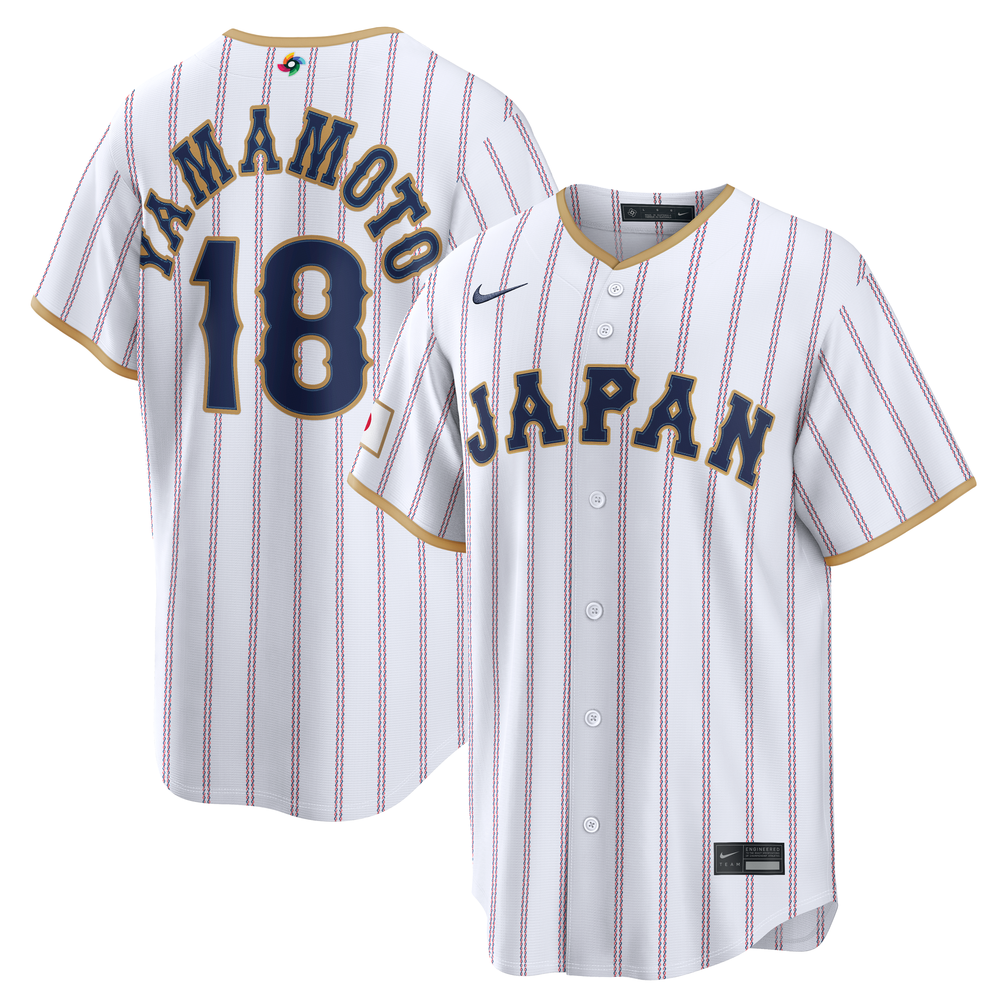 Men's Nike Yoshinobu Yamamoto White Japan Baseball 2026 World Classic Home Stadium Jersey