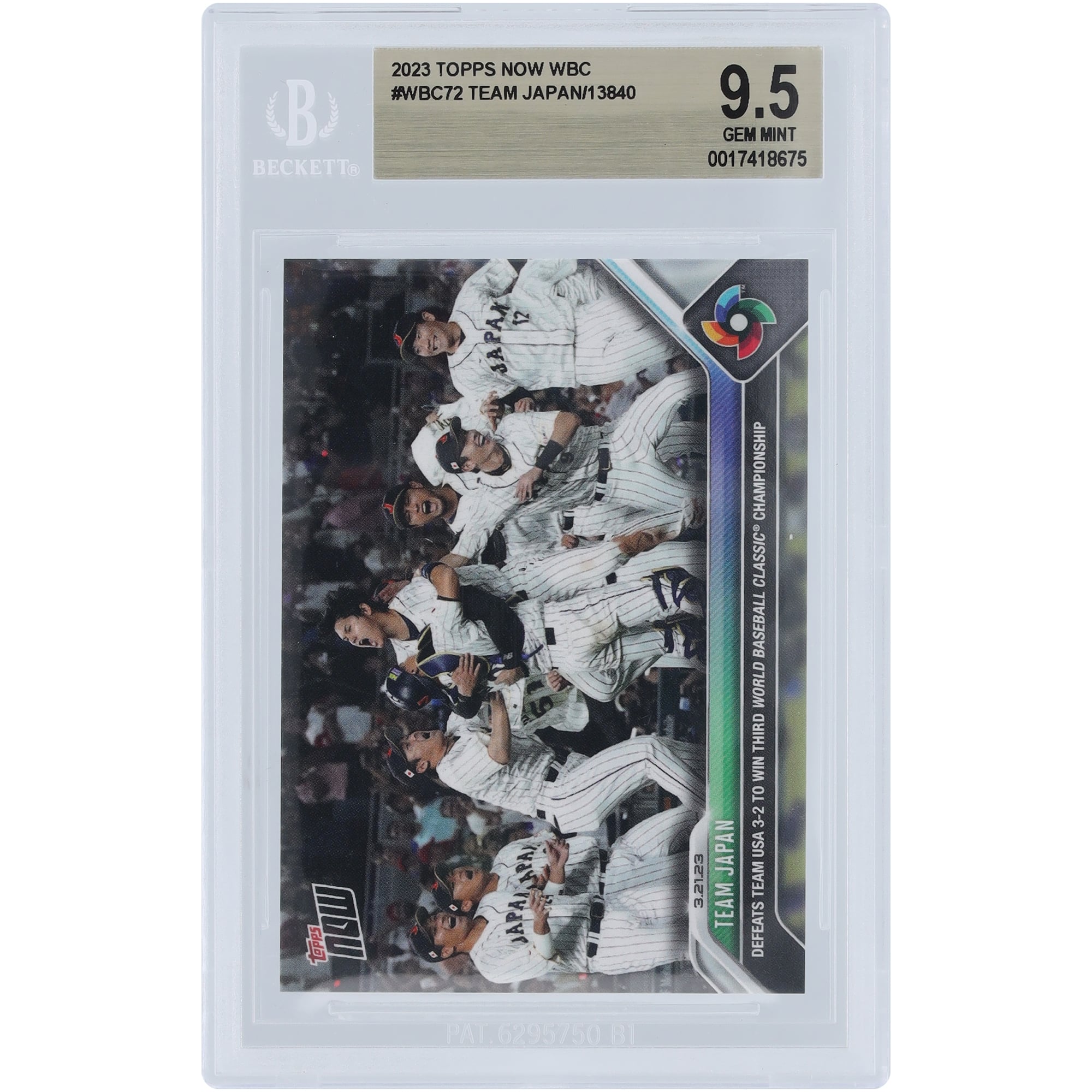 0 Topps Baseball Now World Classic Shohei WBC Ohtani NOW Japan 