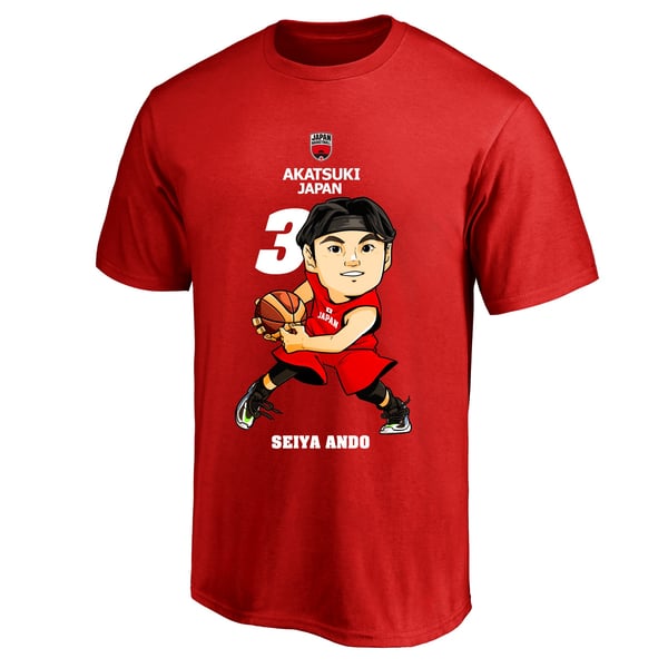 AKATSUKI JAPAN イラスト Tシャツ #3 安藤誓哉