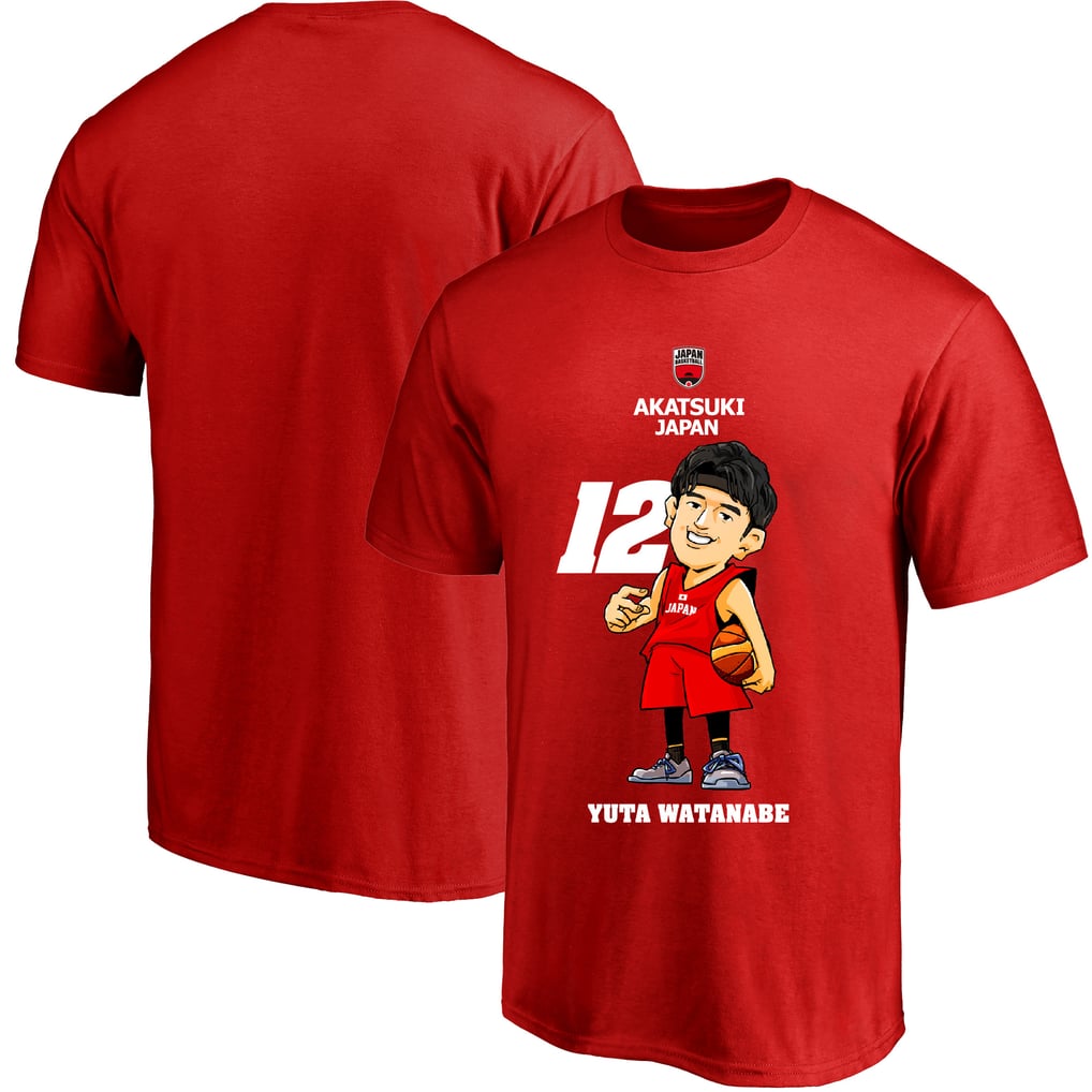 AKATSUKI JAPAN イラスト Tシャツ #12 渡邊雄太