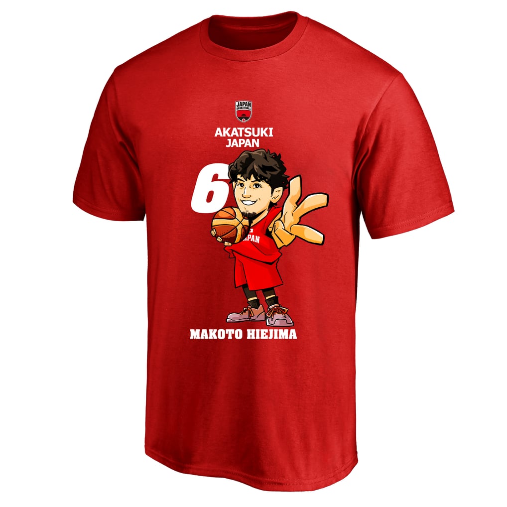 AKATSUKI JAPAN イラスト Tシャツ #6 比江島慎
