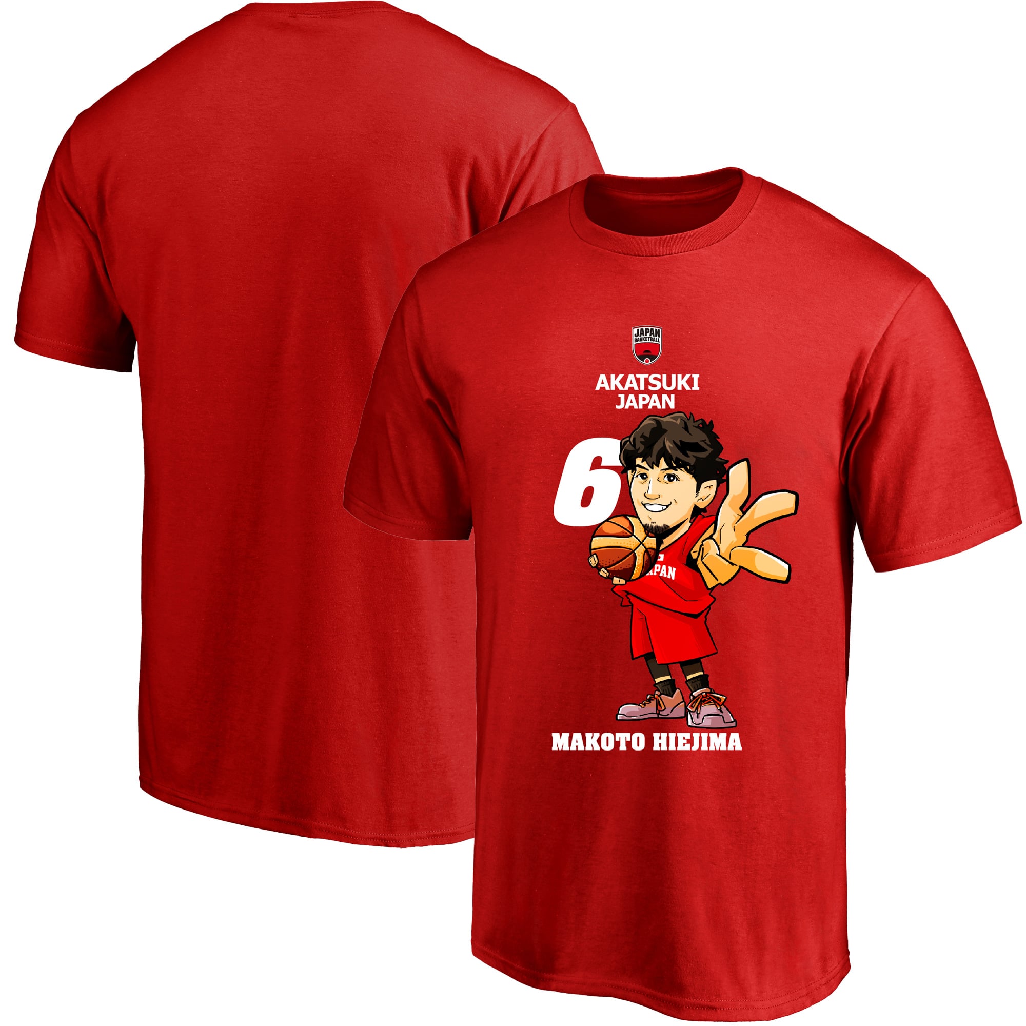 AKATSUKI JAPAN イラスト Tシャツ #6 比江島慎