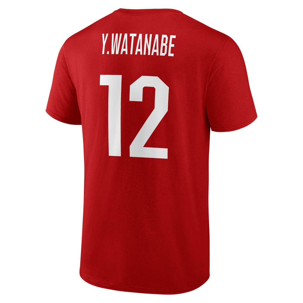 AKATSUKI JAPAN N&N Tシャツ (レッド) #12渡邊雄太