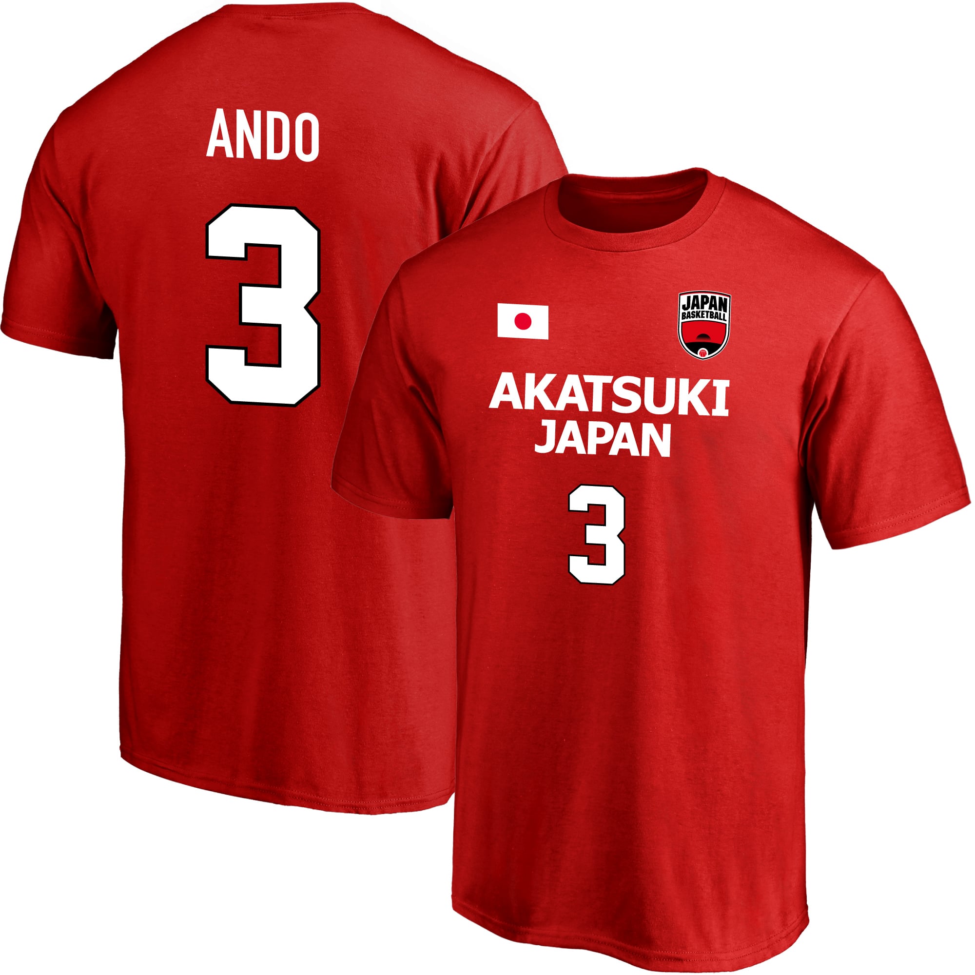 NEW】AKATSUKI JAPAN N&NTシャツ #3 安藤誓哉