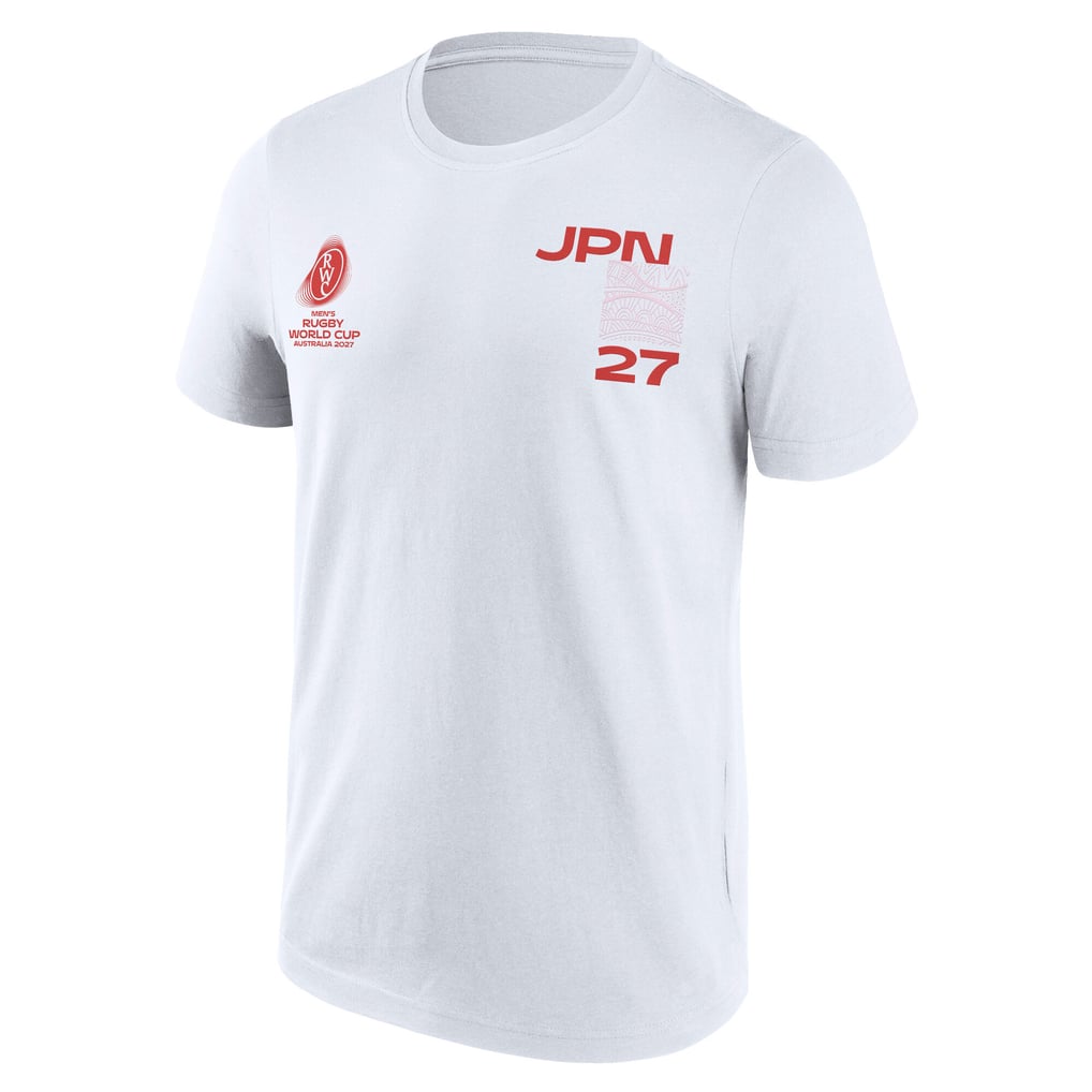 Japan Rugby Supporter Graphic T-Shirt - White