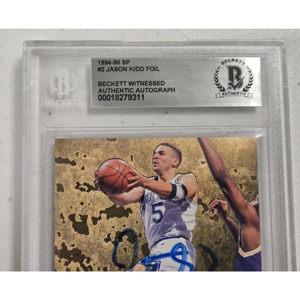 Jason Kidd SP Signatures Auto PSA 9 NBA Jason Kidd 2022 Origins 