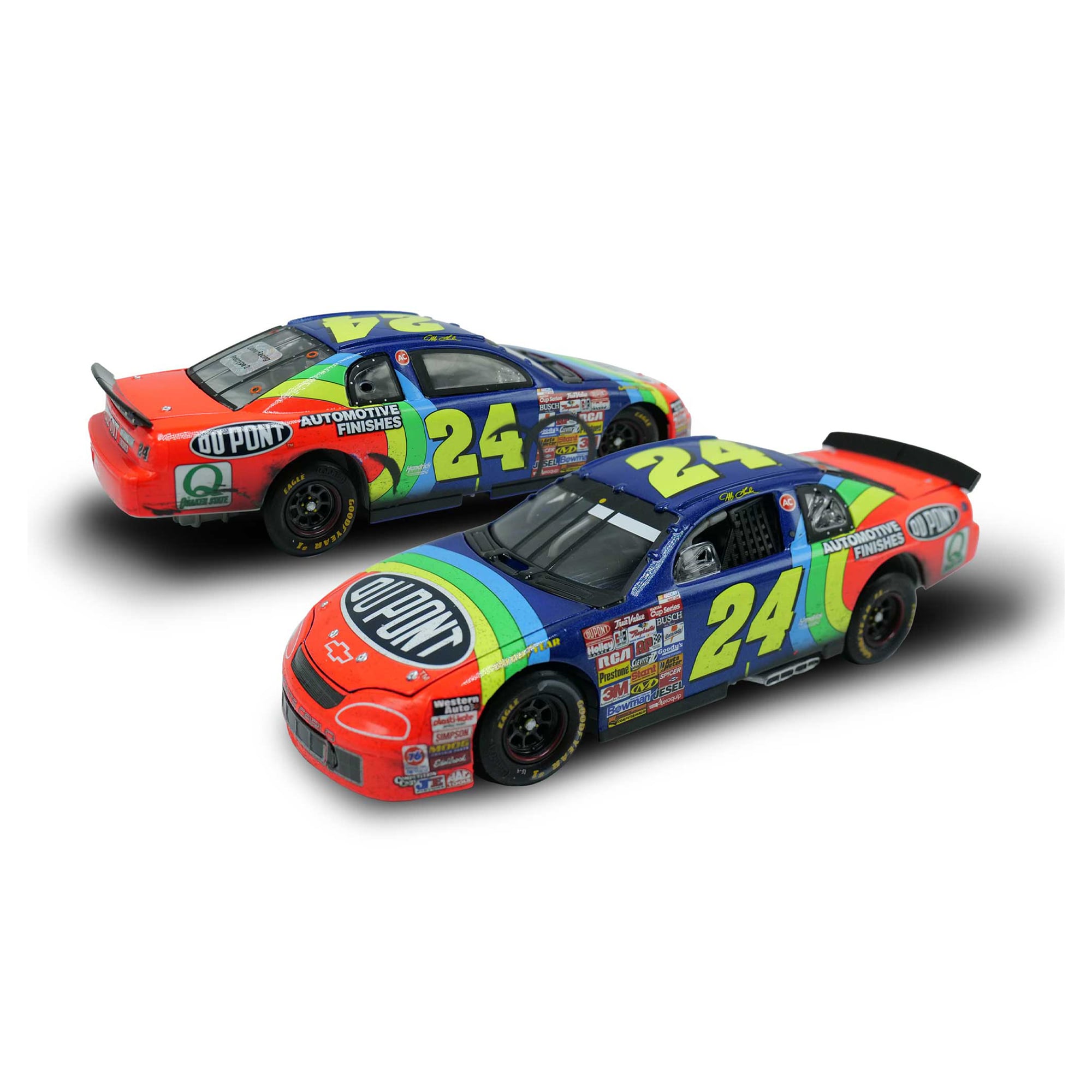 Action Racing Jeff Gordon n° 24 DuPont - Victoire à North Wilkesboro 1996 - Chevrolet Monte Carlo miniature 1:64, peinture standard