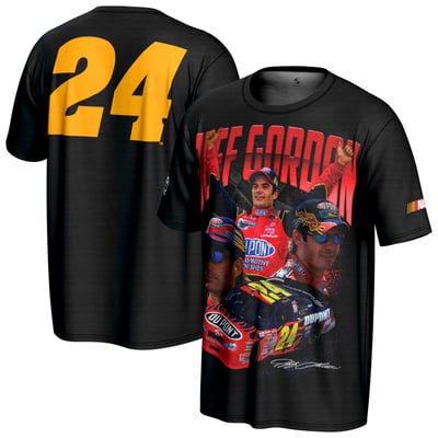 Jeff Gordon ProSphere DuPont Collage T-Shirt - Black