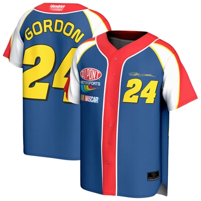  Jeff Gordon ProSphere DuPont Baseball Fashion Jersey - Red/Navy