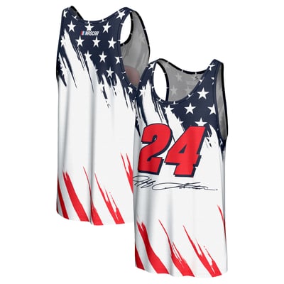Jeff Gordon ProSphere Americana Tank Top - White