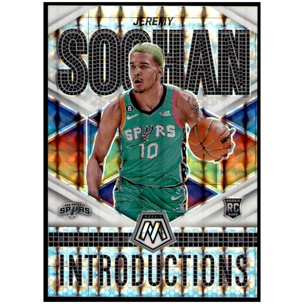 Jeremy Sochan Autographed Trading Cards, Signed Jeremy Sochan 