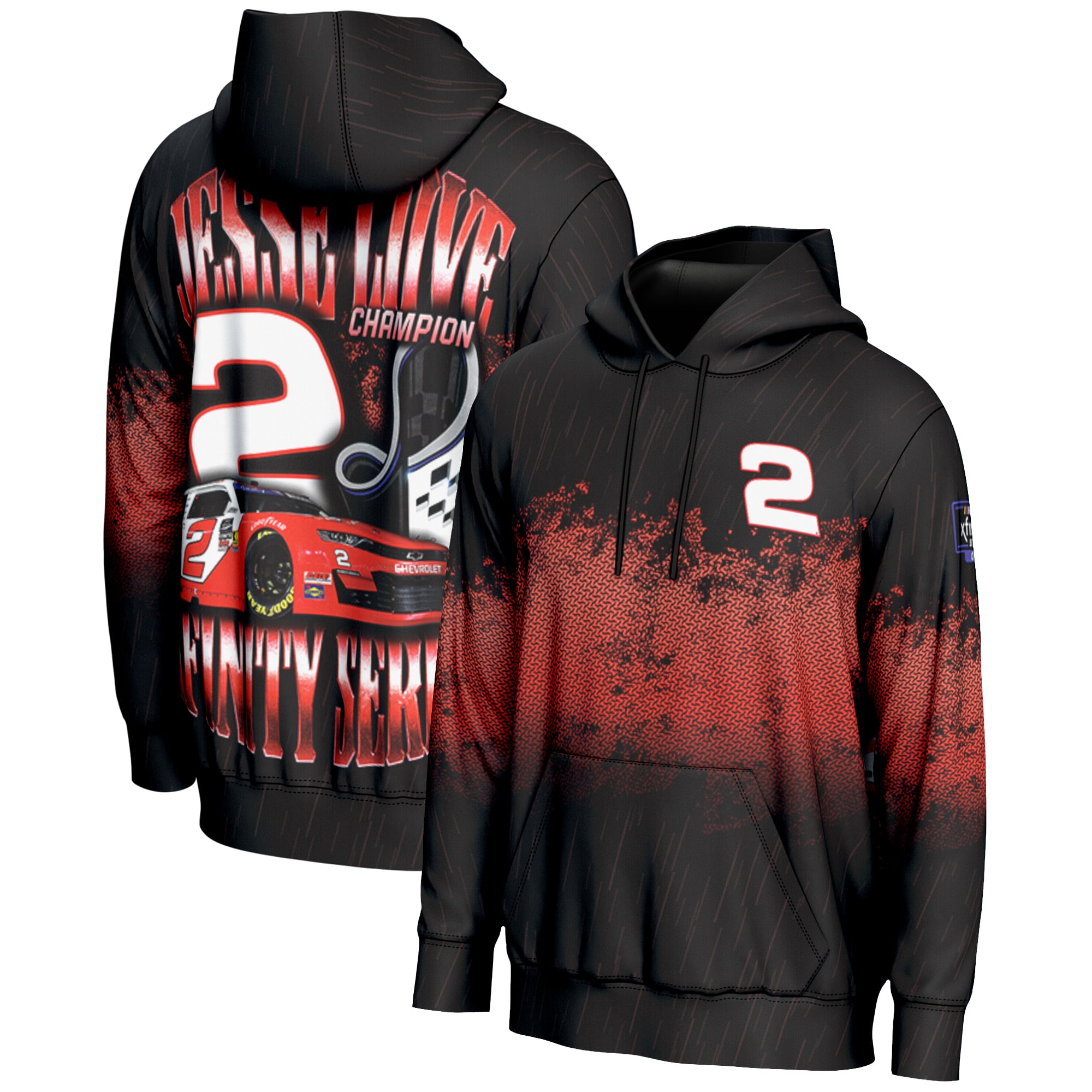 Youth Jesse Love Jr. ProSphere Black 2025 NASCAR Xfinity Series 