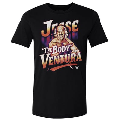 Jesse Ventura 500 Level Poster T-Shirt - Black