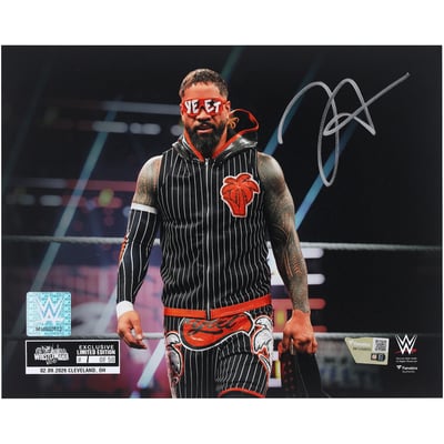Jey Uso WWE Autographed Fanatics Authentic 8" x 10" Spotlight Photograph - Limited Edition of 50 - WrestleMania 42 SuperStore Exclusive