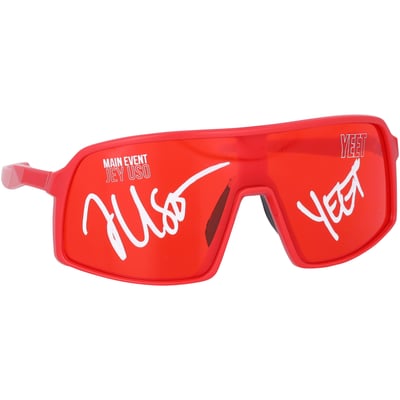 Jey Uso WWE Autographed Red Yeet Sports Shades with "Yeet" Inscription