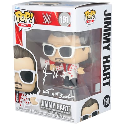 Jimmy Hart Autographed #191 Funko Pop! Figurine with Inscription