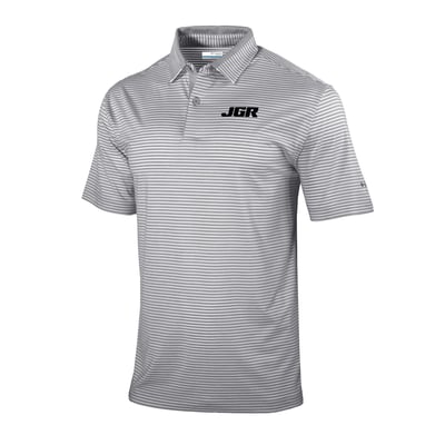 Joe Gibbs Racing Columbia Omni-Wick Golden Hills Polo - Gray