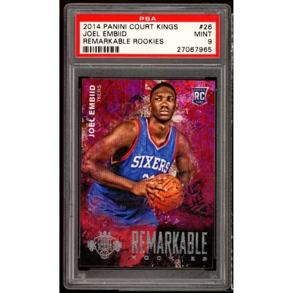 Joel Embiid Rookie Card 2014-15 Panini Court Kings Remarkable 