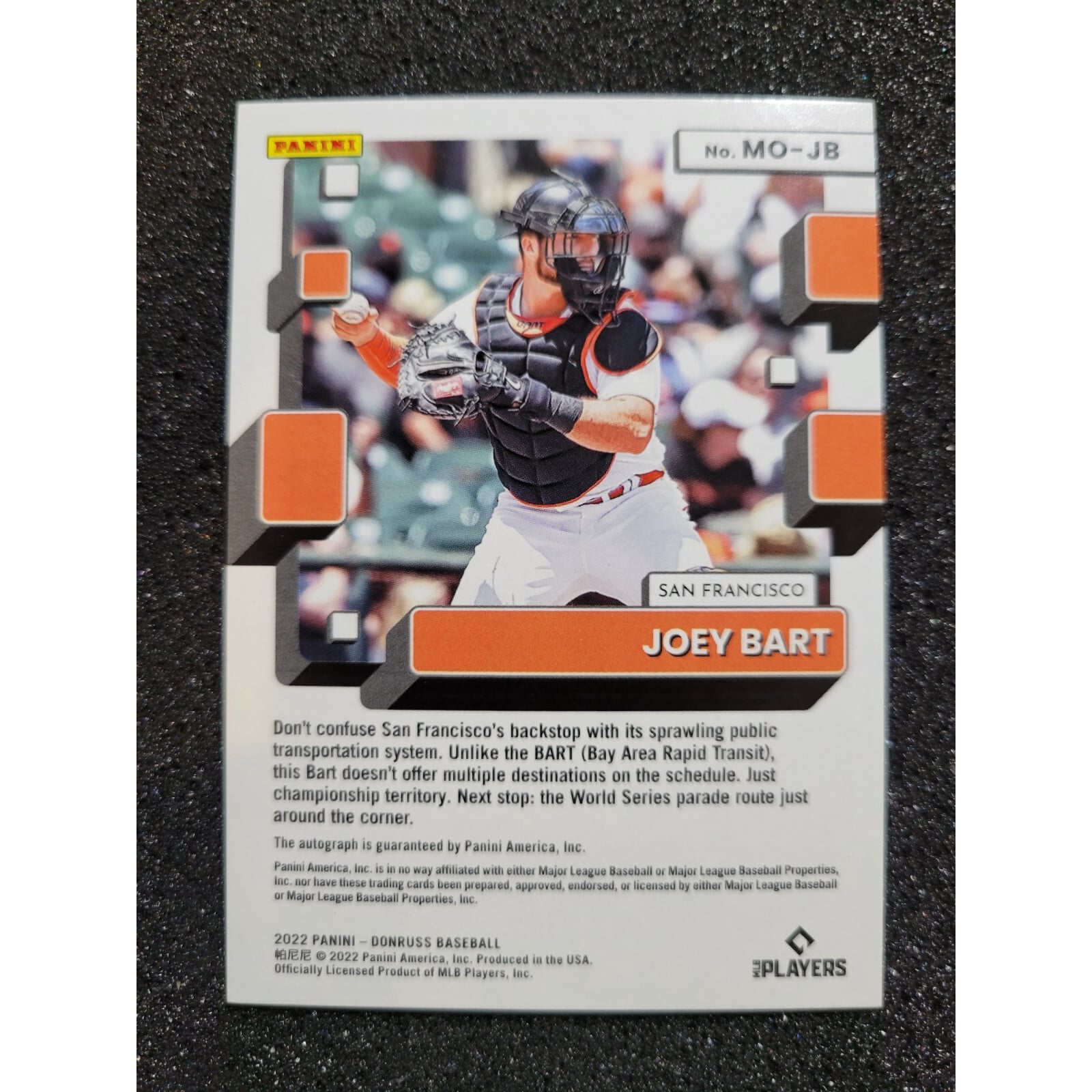 Joey Bart Autographed Trading Cards, Signed Joey Bart Inscripted