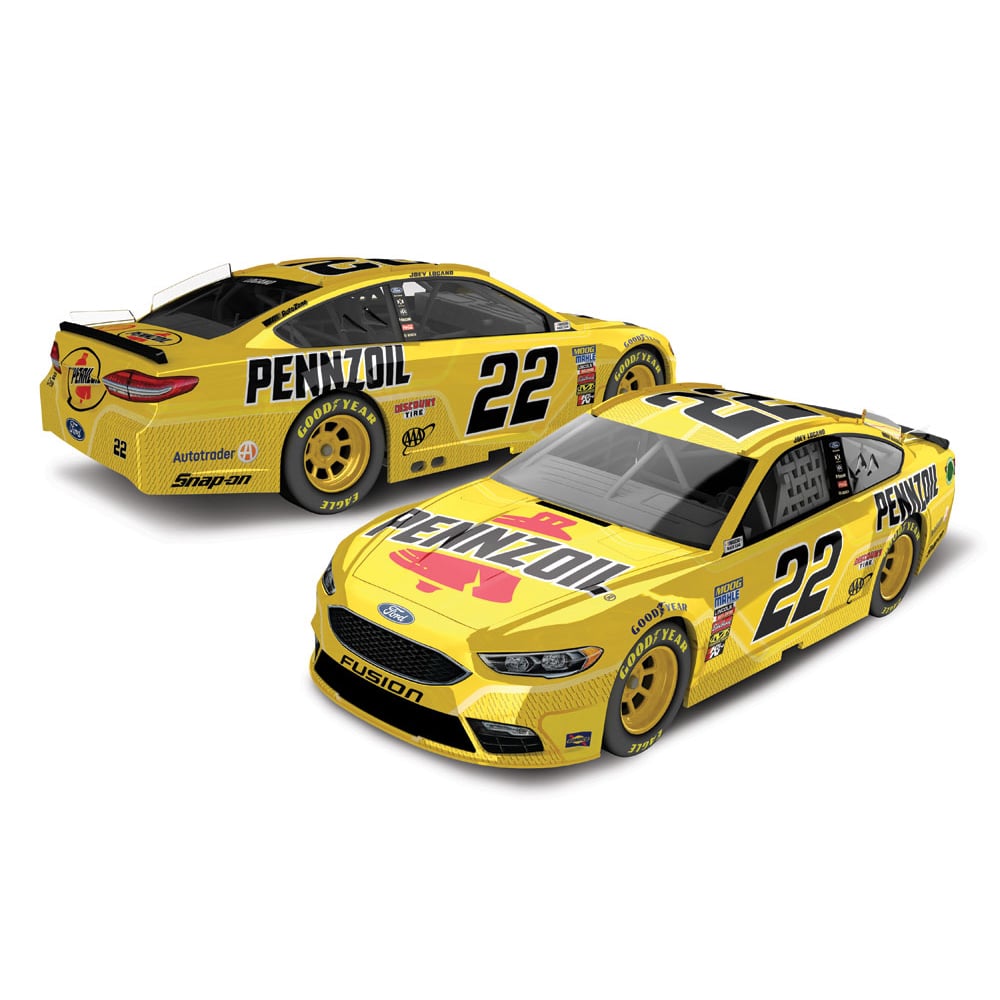 Joey Logano Action Racing 2018 #22 Pennzoil 1:64 Regular Paint Die