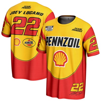 Joey Logano ProSphere Youth Pennzoil T-Shirt - Yellow