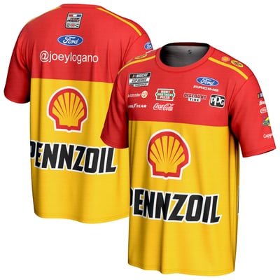 Joey Logano ProSphere Youth Pennzoil T-Shirt - Yellow