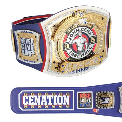 John Cena Autographed Farewell Tour 2025 SummerSlam Replica Title Belt - Limited Edition #1/25