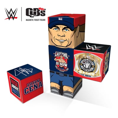 John Cena Last Time is Now Magnetic QuBee Fidget Figure