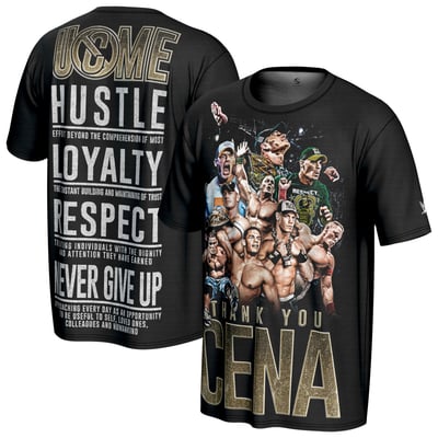 John Cena ProSphere Thank You T-Shirt - Black