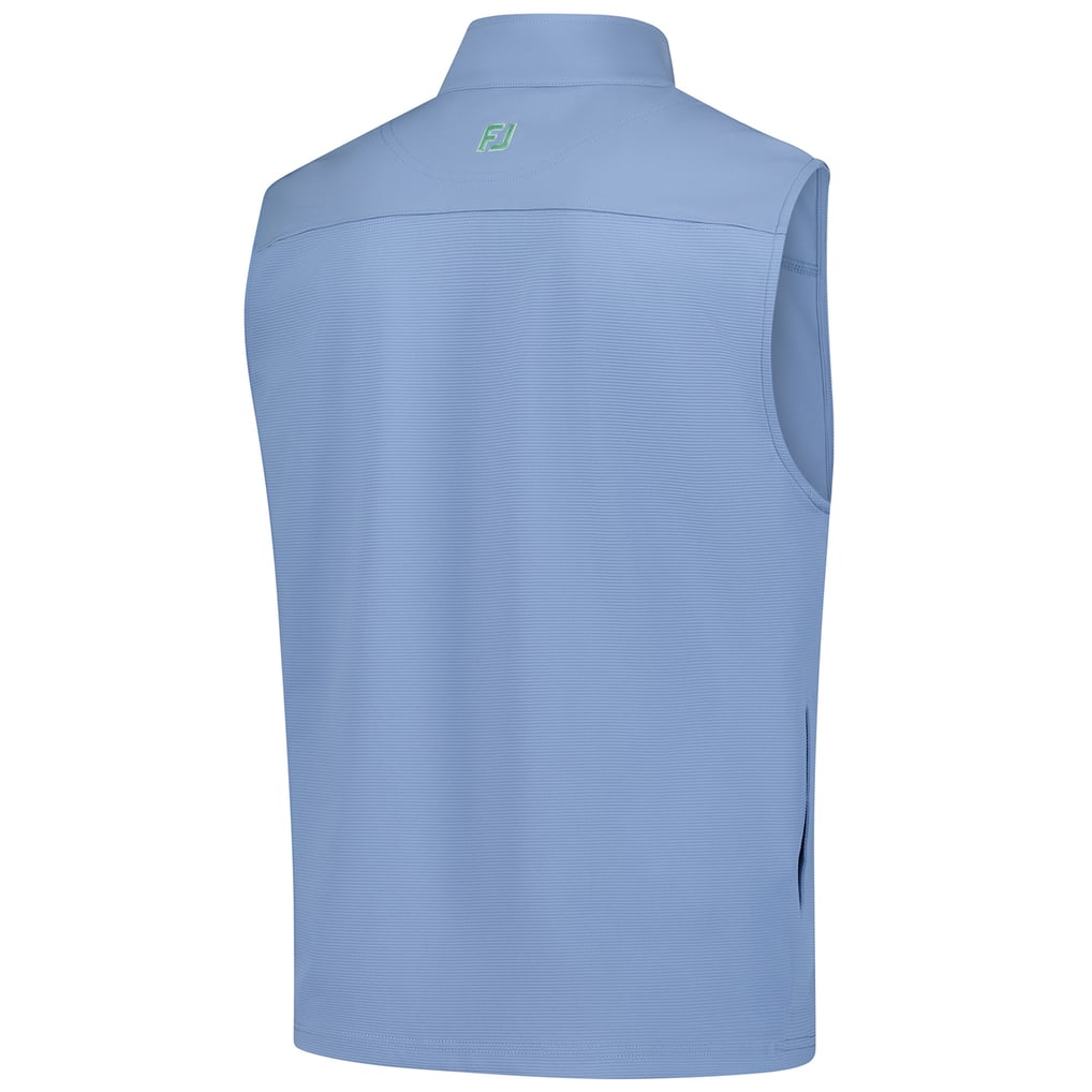 Gilet De Golf FootJoy Tour Issue Pour Homme - Coupe Athlétique, Bleu Marine, Polyamide Respirant
