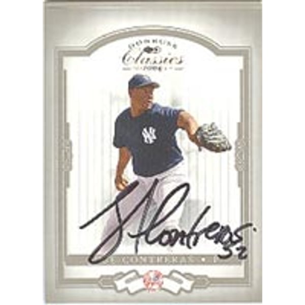 Jose Contreras Autographed Trading Cards, Signed Jose Contreras 