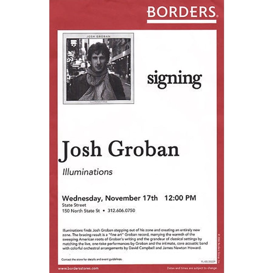 Joshua Cockerham Josh Groban Illuminations