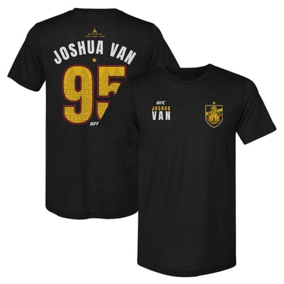 Joshua Van 500 Level Myanmar Country Flag Tri-Blend T-Shirt - Black