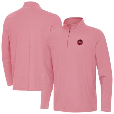 Jupiter Links Golf Club Antigua Twine Quarter-Zip Pullover - Red
